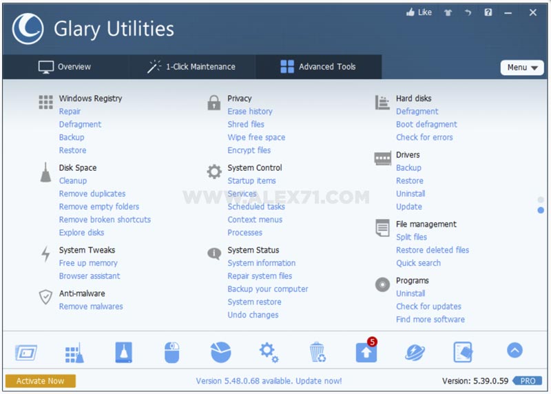 Baixe Glary Utilities Pro versão completa de 64 bits